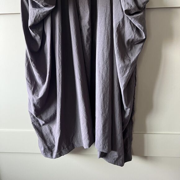 Hanna Skirt Womens 0 Gray Draped Maxi Balloon Pocket Cargo Elastic Waist Boho - Picture 7 of 11